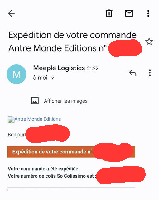 Mail de Meeple Logistics Capture Mail de Meeple Logistics